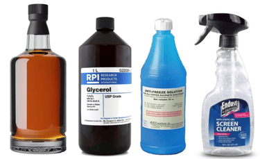 Alcohols are presented in wide range of different products. It is not only the booze.