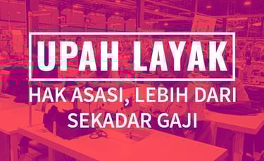 poster upah layak