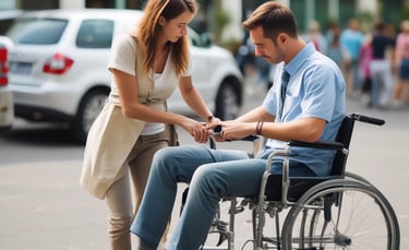 Luggage with a travel insurance tag resting beside a globe and camera.