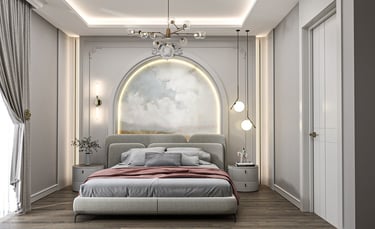 Konut M Antalya yatak odası iç mimari tasarımı-La Féra Interior Design