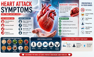 Heart Attack Symptoms and early signs to look for