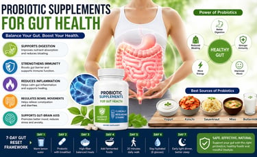 Probiotic supplements for gut health
