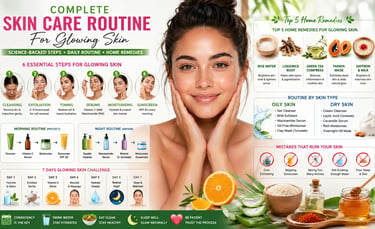 skin care routine for glowing skin