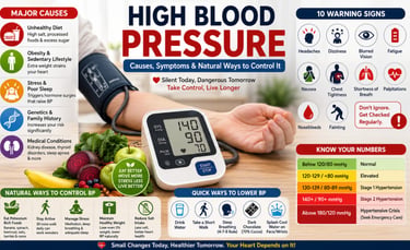 Reasons for high blood pressure