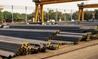Steel and structural metal products used in construction and infrastructure projects
