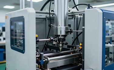 Tooling and die setup for injection moulding and precision manufacturing