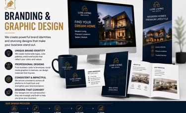 Real estate branding and graphic design