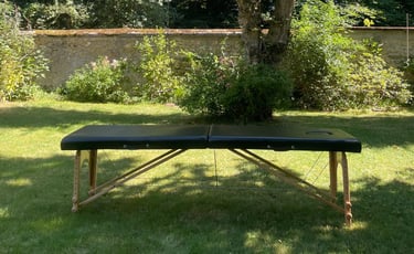 Ostéopathe cabinet Bailly - consultation en jardin exterieur