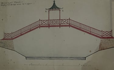 Chinese bridge design - copyright Dumfries House