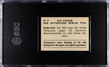 Die Sieger Der Olympiade Berlin Basketball Card Rare