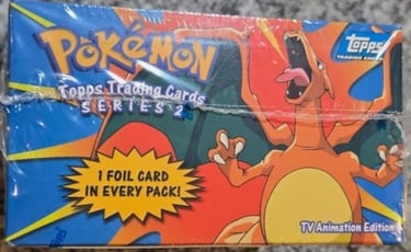 Display Topps Pokémon series 2 US avant
