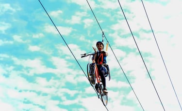 Sky Cycling by SAM Zipline