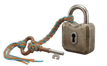 C'est un cadenas avec une clé de Handiref