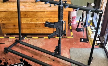 7 RIFLE GUN WEAPON RACK