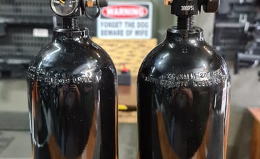 48/3000 HPA Aluminium Tank with DOT Valve