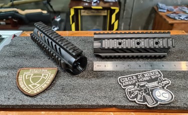 7 INCHES OD FREE FLOAT URX HANDGUARD
