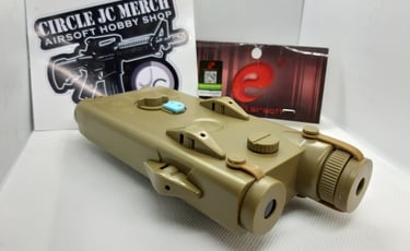 PEQ BATTERY CASE LONG WITH LASER TAN