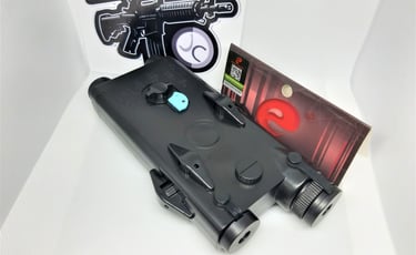 PEQ BATTERY CASE LONG WITH LASER BLK
