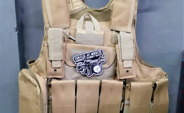 TAC ELITE VEST 5 MAG POUCH TAN