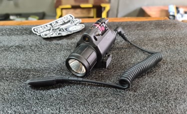 TAC FLASHLIGHT WITH RED LASER