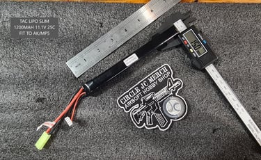 TAC LIPO SLIM 1200MAH 11.1V 25C