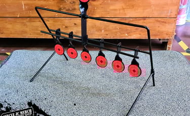 CHIME RACK METAL TARGET