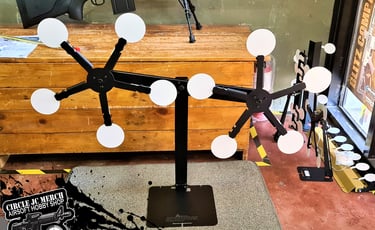 DOUBLE TEXAS STAR METAL TARGETS