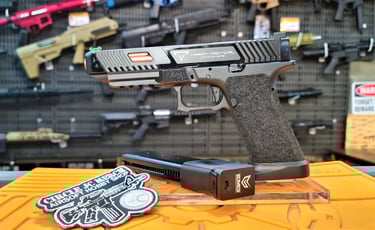 EMG (APS Custom) TTI Combat Master G34 Slide w/ OMEGA Frame CO2 Pistol Black