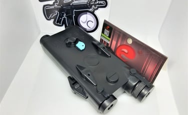 PEQ BATTERY CASE LONG WITH LASER BLACK