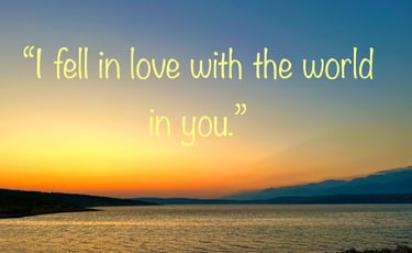 picture of nature with a most inspiring couple travel qoutes