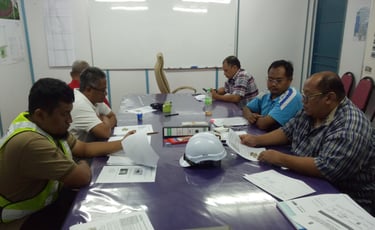 This is opening meeting during Environment Audit at project site