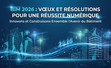 maquette BIM 3D. Symbole de la planification BIM 2026 et de la résolution des défis.