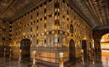 Palace of Mirrors at Amber Fort in Jaipur