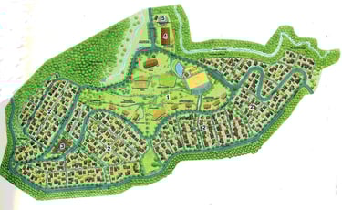 Planta urbanística Habitar a Serra na Região Serrana do Rio de Janeiro, Brasil