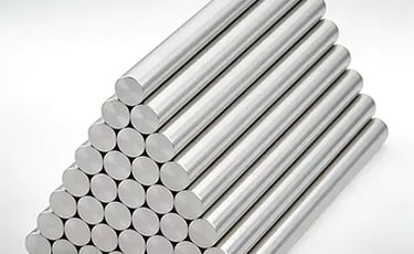 Titanium rods and bars inventory in various grades and sizes for custom applications