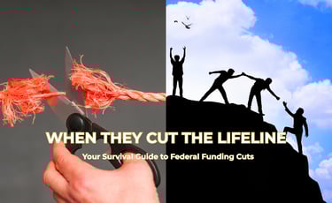 Community support during federal funding cuts