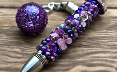 Beautiful beaded pen