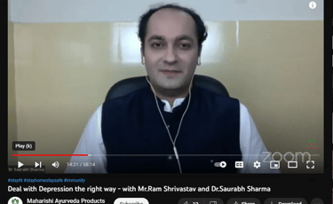 Ayurveda Council head of Chamber India Dr. Saurabh Sharma