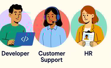 Who benefits from Guidde: Product, Support, HR teams