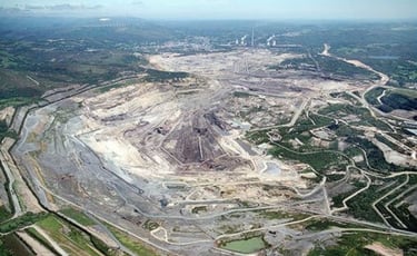 As Pontes coal mine (Galicia) where fossils have been recovered. Photo edCreativo