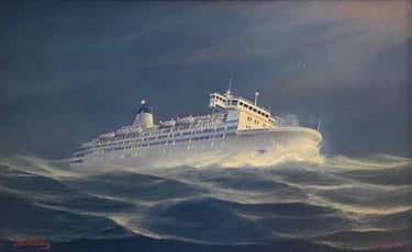 ms ESTONIA, the last night on the Baltic Sea 28th September 1994