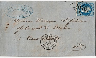 Losange Gros Chiffres 2046 C et type 15.