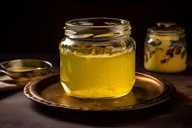 ghee (calrified butter) to nourish mind and reduce stress