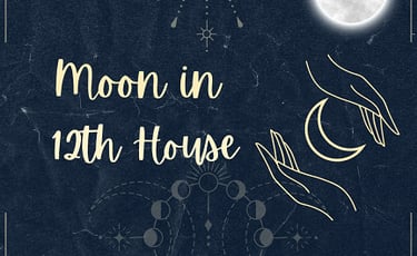 moon in 12th house