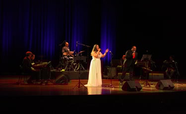 Tatyana Trifonova during "The Christmas concert" in Rabat, December 2022