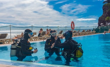 Dive Training in the Pool