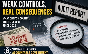 weak controls in clinton county can  lead to consequences
