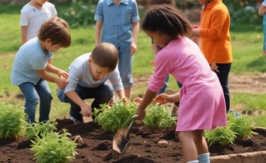 Woodcarving workshop at Sítio da Tartaruga with participants focused on their creations.