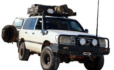 4x4 Toyota Land Cruiser met volledige uitrusting klaar voor elk avuntuur