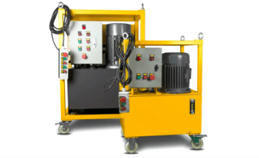 hydraulic and pneumatic pump for pipe cold cutting machine
